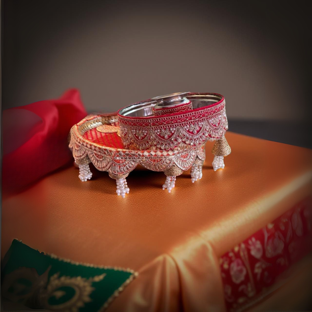 Elegant Karwa Chauth Thali Set