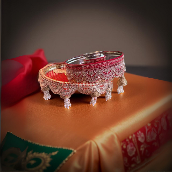 Elegant Karwa Chauth Thali Set