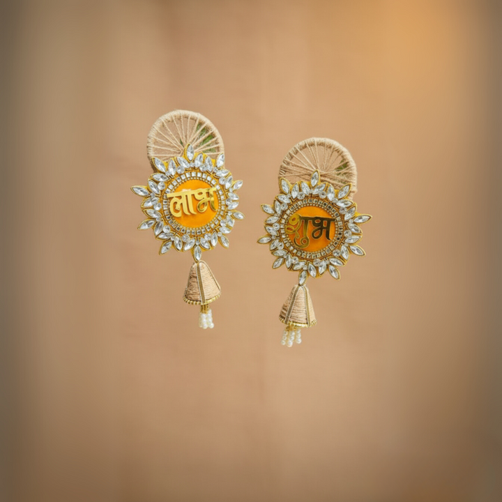 Shubh Labh Wall Hanging – Elegant Traditional Decor (MOQ - 2)